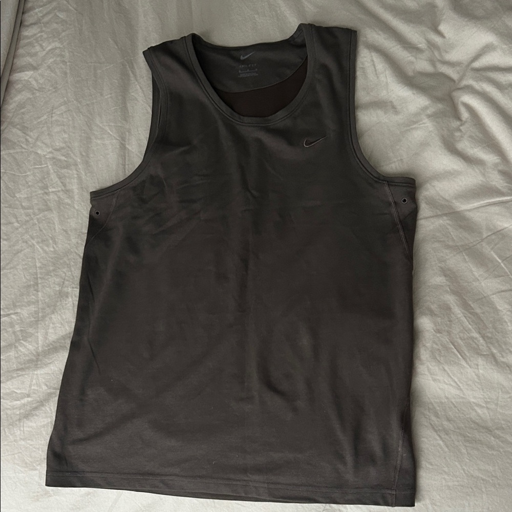 Nike Men's Brown Tank Top